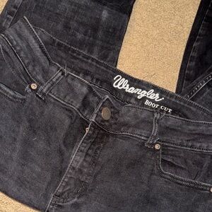Wrangler faded black  Boot Cut Jeans